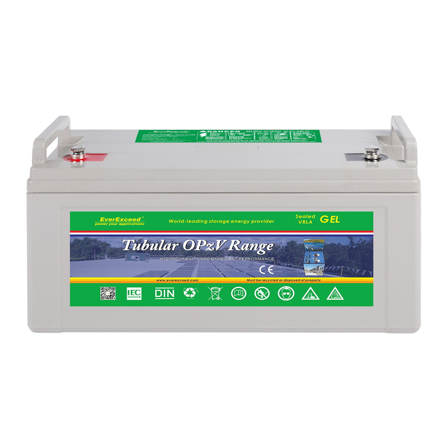 Röhrenförmige Gel-Batterie
