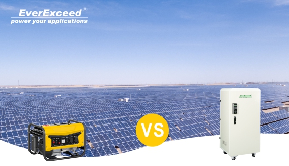 Solarenergiespeicher VS Generatoren