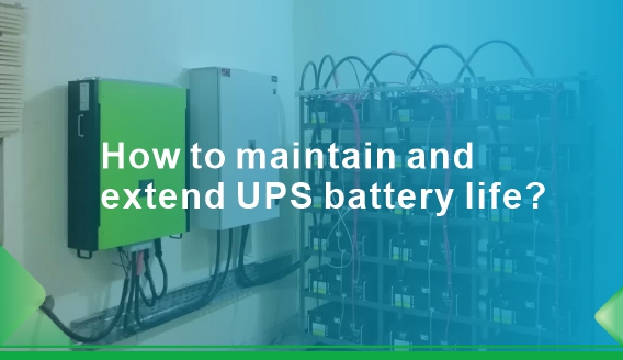 Wie kann die Lebensdauer der USV-Batterie aufrechterhalten und verlängert werden?