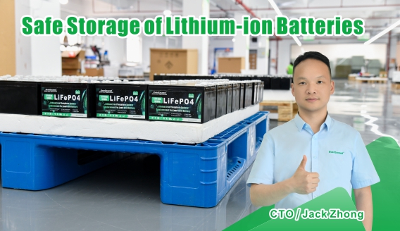 Sichere Lagerung von Lithium-Ionen-Batterien | EverExceed