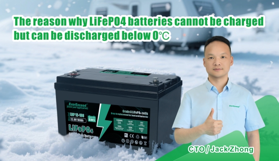 Der Grund, warum LiFePO4-Batterien nicht geladen, aber unter 0 °C entladen werden können