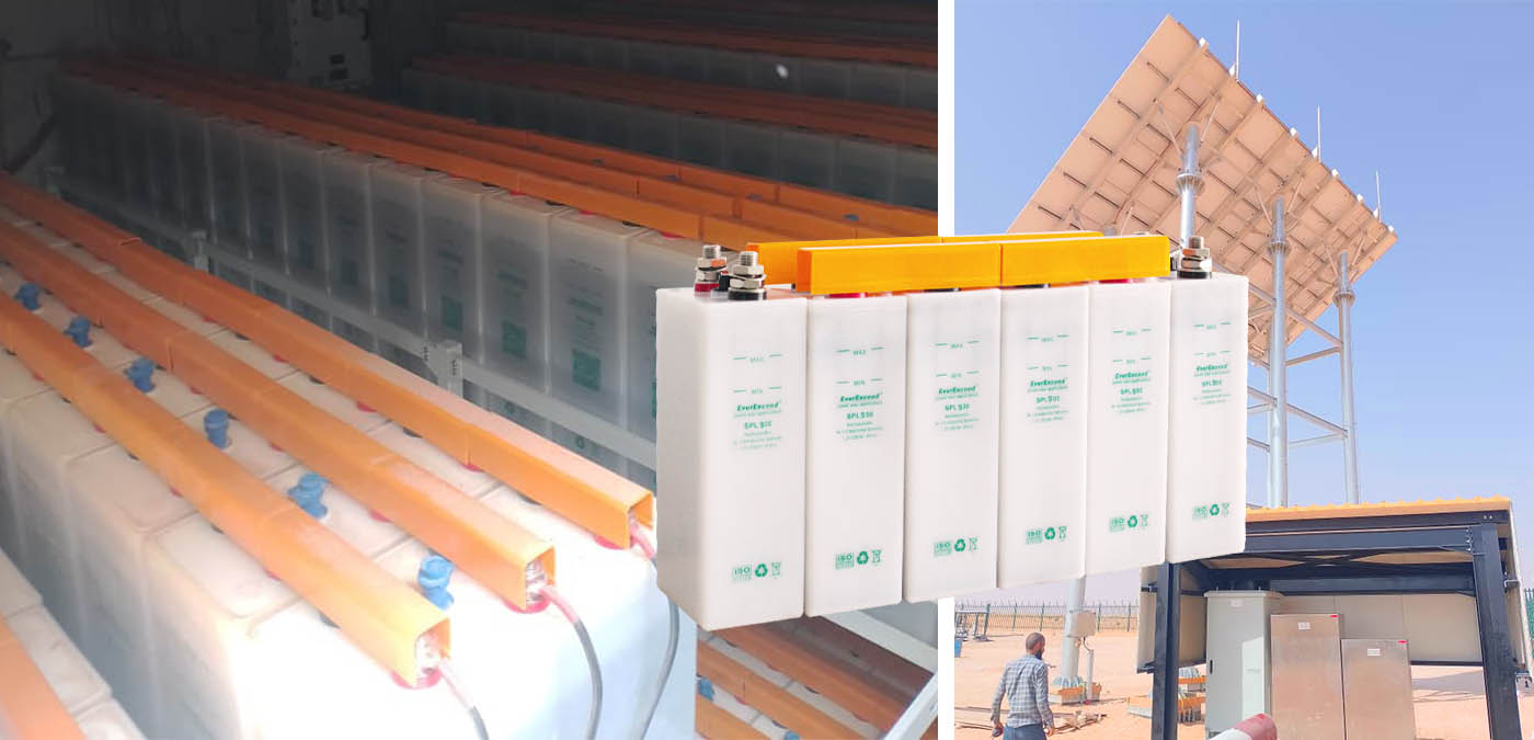 900Ah Nickel-Cadmium-Batterie für Öl- und Gasfelder