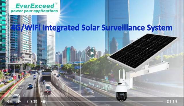 EverExceed 4G WiFi integriertes Solarüberwachungssystem