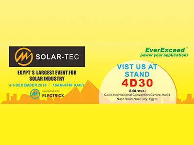 Willkommen bei EverExceed auf der Electricx & Solar-Tec 2016