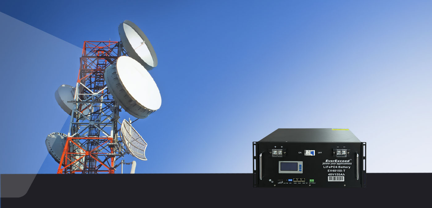 48V 150Ah Telekommunikations-LiFePO4-Batterien